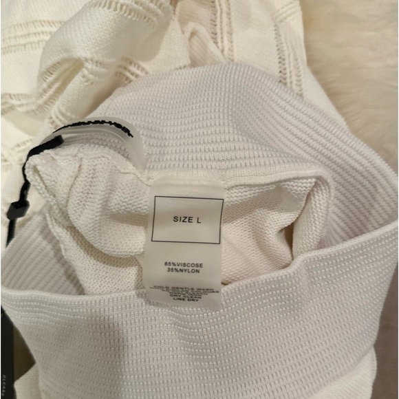 Maniere de Voir High Waisted Knit Spiral Contour Leggings Fall Winter 2024 NWT - Picture 9 of 9